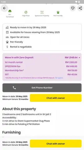 SPEEDHOME - MY Property Rental скриншот 13