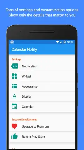 Calendar Notify скриншот 3