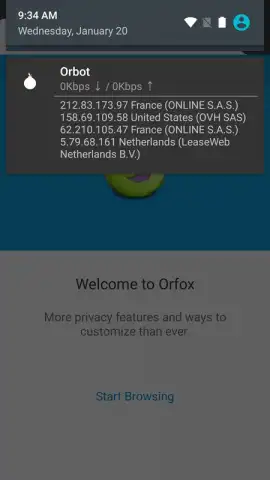 Orfox: Tor Browser скриншот 2
