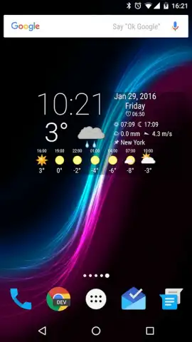 Simple Time & Weather Widget скриншот 4