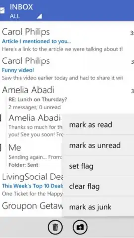 Outlook.com скриншот 5