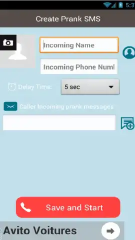 Zifo Fake SMS скриншот 1