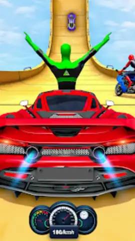 Superhero Car Stunt- Car Games скриншот 4