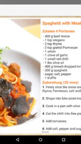Pasta Rezepte скриншот 6