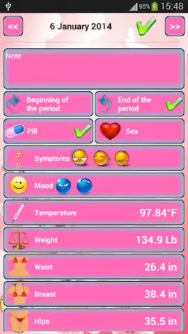 Women’s diary скриншот 8