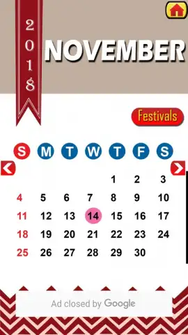 2018 Calendar скриншот 11