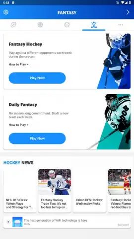 Yahoo Fantasy Sports скриншот 2