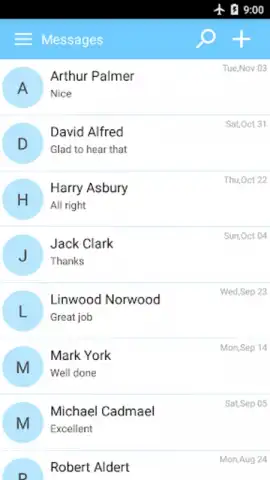SMS text messaging app скриншот 6