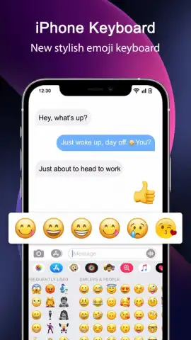 iPhone Keyboard - iOS 18 скриншот 3