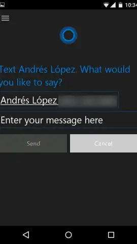 Cortana скриншот 1