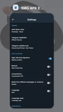 SMG APK Editor Pro скриншот 5