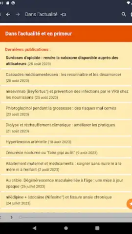 Application Prescrire скриншот 6