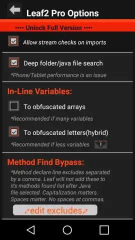 Leaf Pro Java Obfuscator скриншот 5