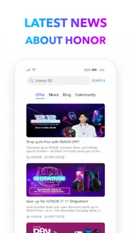 Honor Store скриншот 1