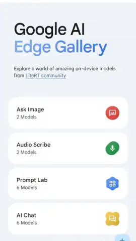 Google AI Edge Gallery скриншот 1
