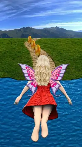 Flying Girl Runner. скриншот 1
