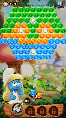 Smurfs Bubble Story скриншот 7