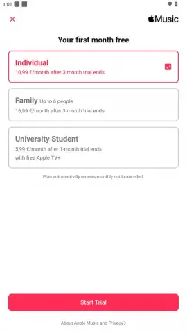 Apple Music скриншот 8