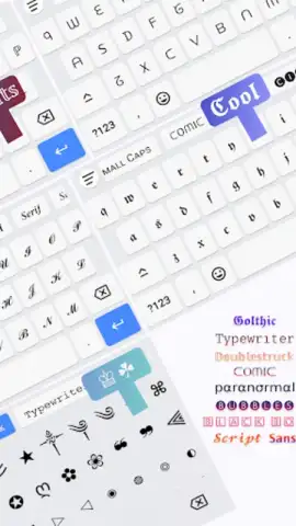 Fonts Aa - Keyboard Fonts Art скриншот 7