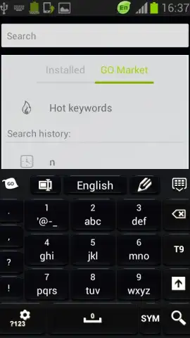 Black Style Keyboard скриншот 1