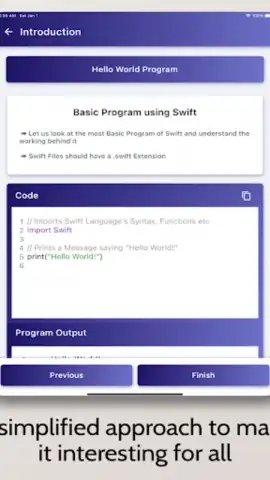 Swift Tutorial - Simplified скриншот 5