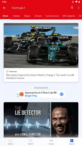 Sky Sports скриншот 8