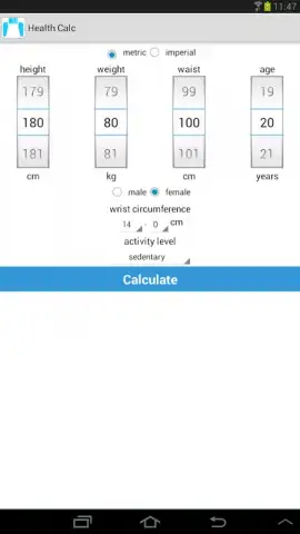 Калькулятор здоровья скриншот 11