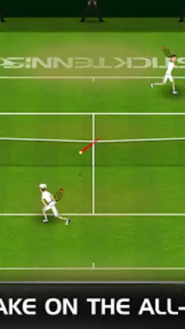 Stick Tennis скриншот 1