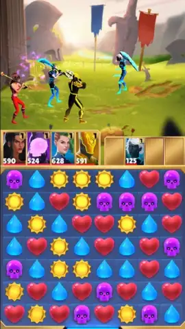 Puzzle Clash Heroes: Neolympia скриншот 3