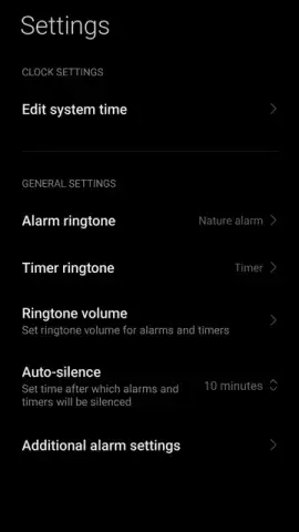 MIUI Clock скриншот 4