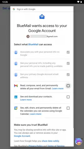 BlueMail скриншот 4