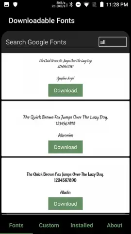 GxFonts - Custom fonts for Samsung Galaxy скриншот 2