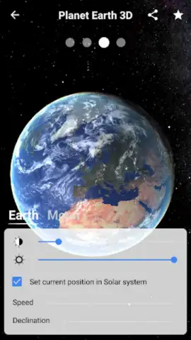 Earth Planet 3D live wallpaper скриншот 9