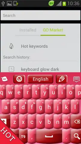 Pink Keyboard Hearts Glow скриншот 7