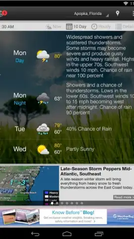 WeatherBug скриншот 2
