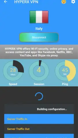 HYPERX VPN скриншот 3