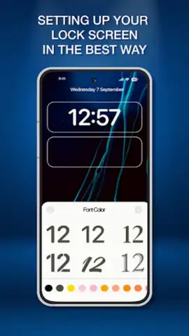Lock Screen iOS 16 скриншот 4