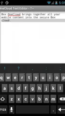 OneCloud Text Editor скриншот 1