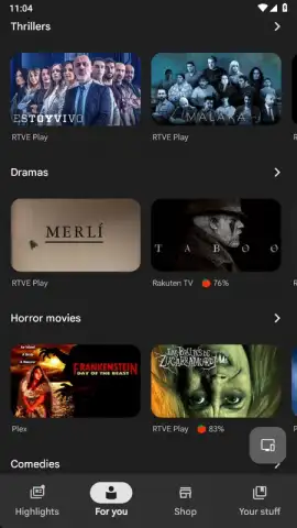 Google TV скриншот 9