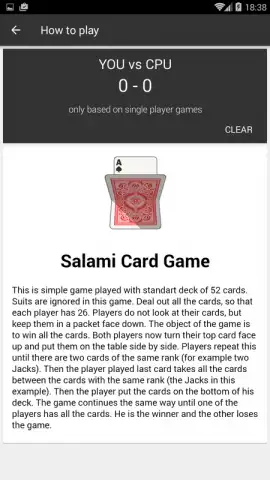 Salami Card Game скриншот 6