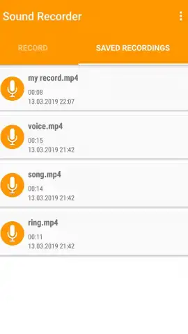 Sound Recorder скриншот 3