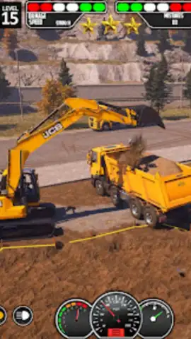 JCB Game Snow Excavator Games скриншот 6