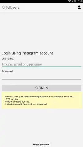 Unfollowers for Instagram скриншот 3