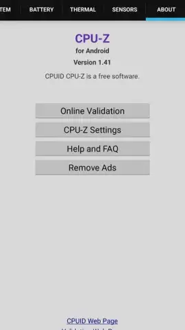 CPU-Z скриншот 10