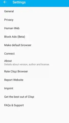 Cliqz Browser скриншот 6