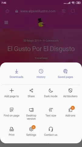Samsung Internet Browser скриншот 1