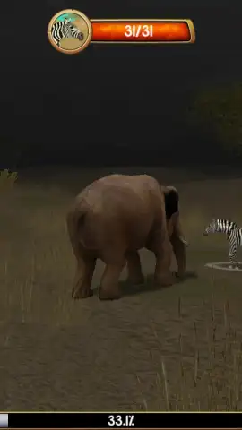 Wild Elephant Sim 3D скриншот 1