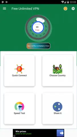 Free Unlimited VPN скриншот 1
