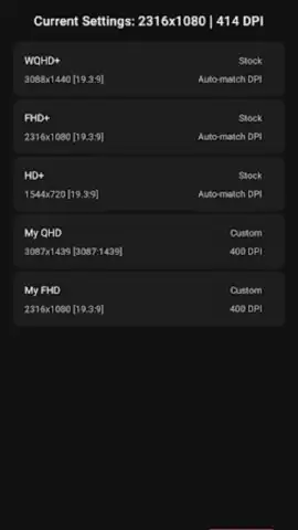 Pixels: Resolution+DPI Changer скриншот 3
