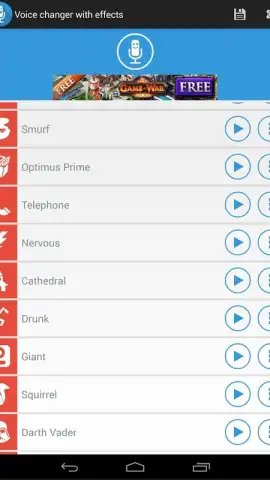 Voice Changer With Effects скриншот 5